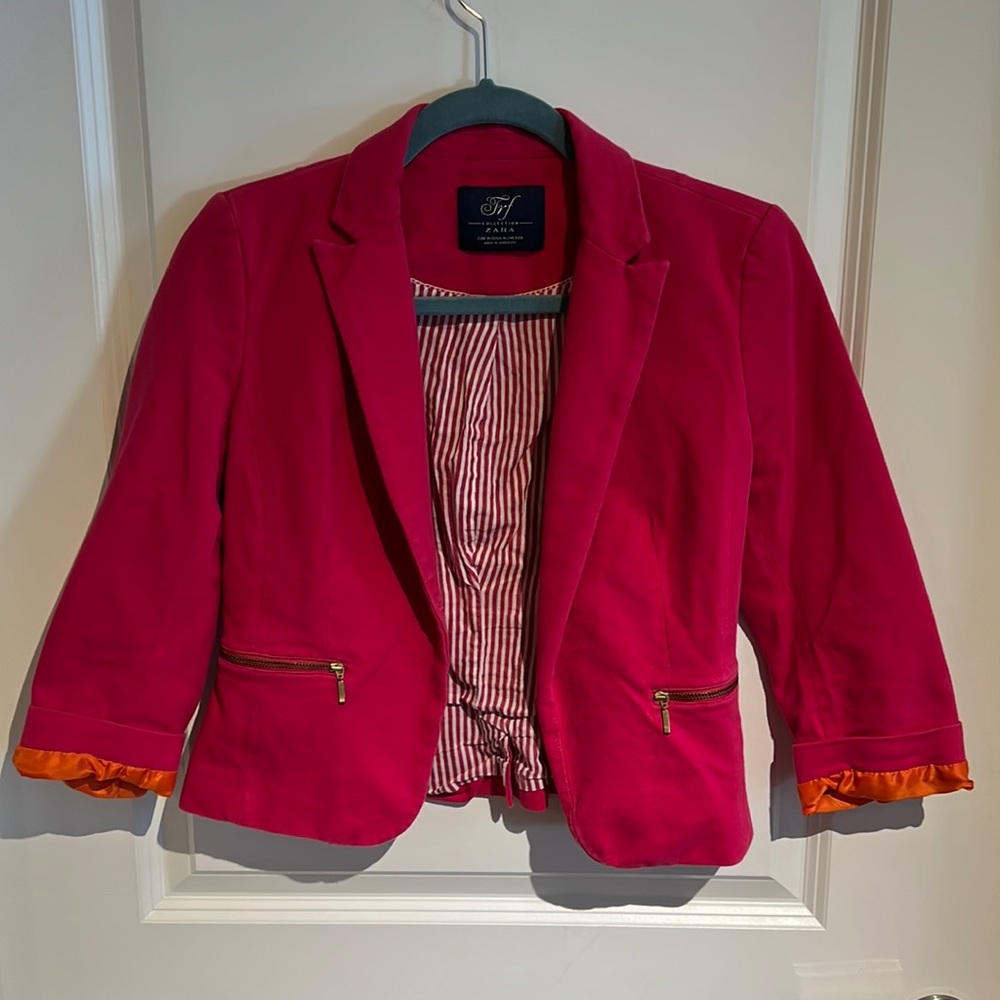 Trf Collection Zara Size Medium Pink Jacket